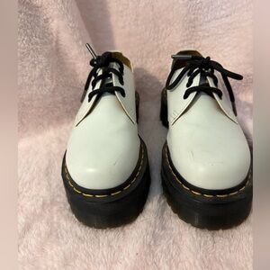 DR. MARTENS WOMEN'S 1461 SMOOTH LEATHER PLATFORM SHOE